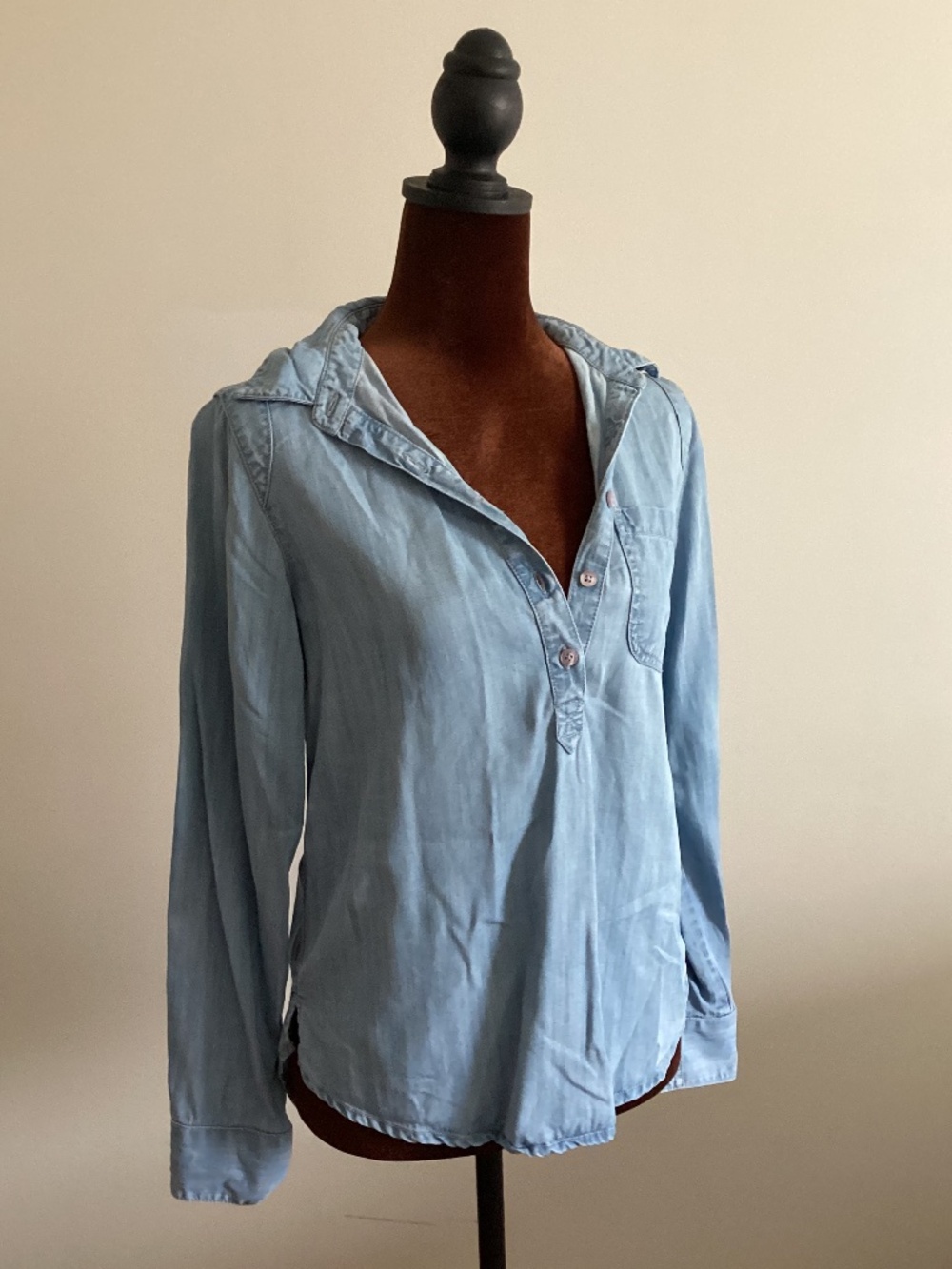 Denim button up shirt